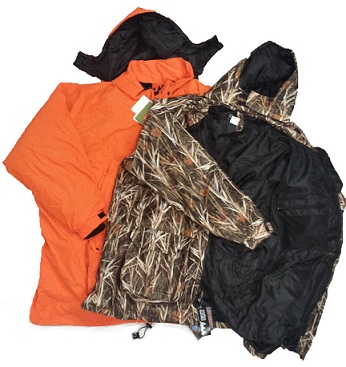 Burly 4 in 1 Waterproof Windproof Insulated Hunting Parka