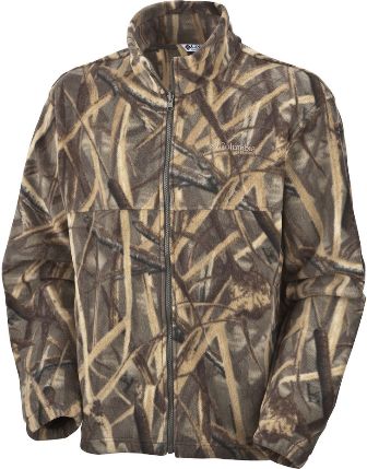 columbia camouflage fleece