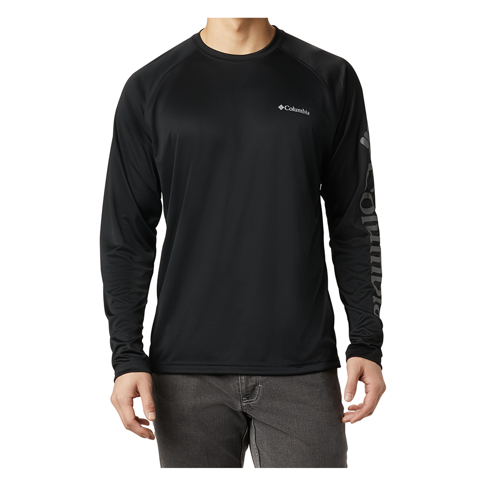 Columbia-Sportwear-Fork-Stream-Long-Sleeve-shirt-Quick-Dry-Big-Tall-Fish-UPF-BigCamo-Black