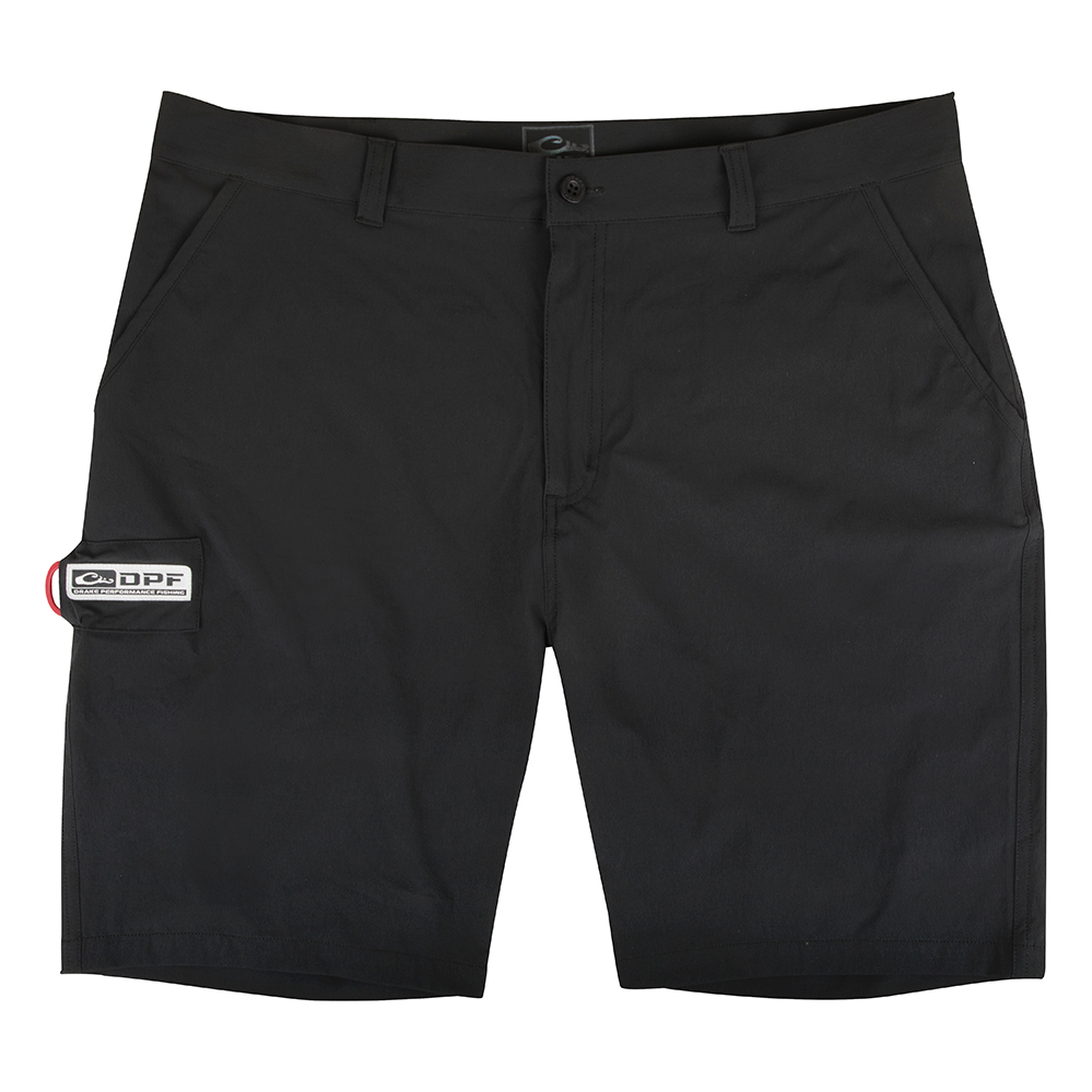 Drake-Performance-Fishing-Kill-Switch-Performance-Stretch-Short-Big-Tall-BigCamo-Hunt-Fish-Black