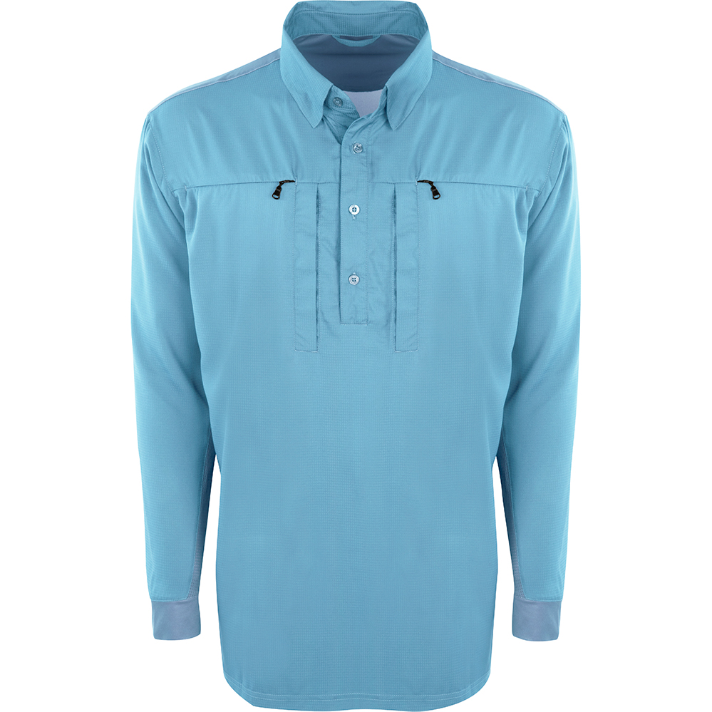 Drake-Performance-Fishing-Shield4-Cast-Away-Performance-Shirt-Carolina-Blue