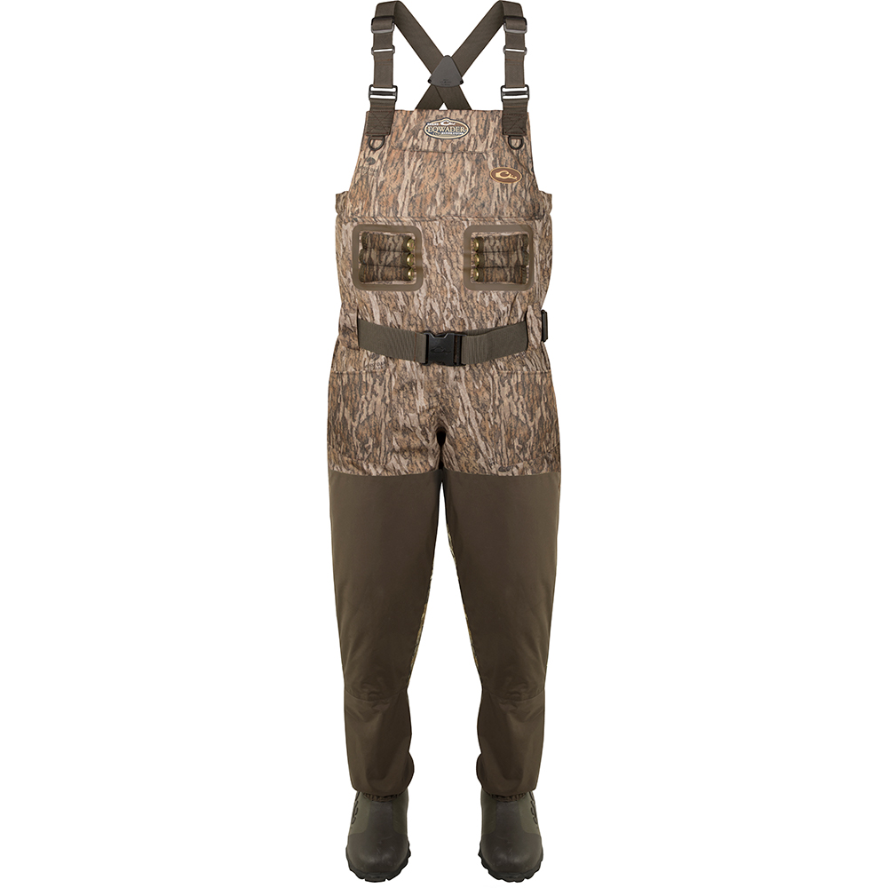 Drake Emperor Breathable Wader with Tear-Away Liner - Mossy Oak Bottomland  - 2 HUGE SIZES!