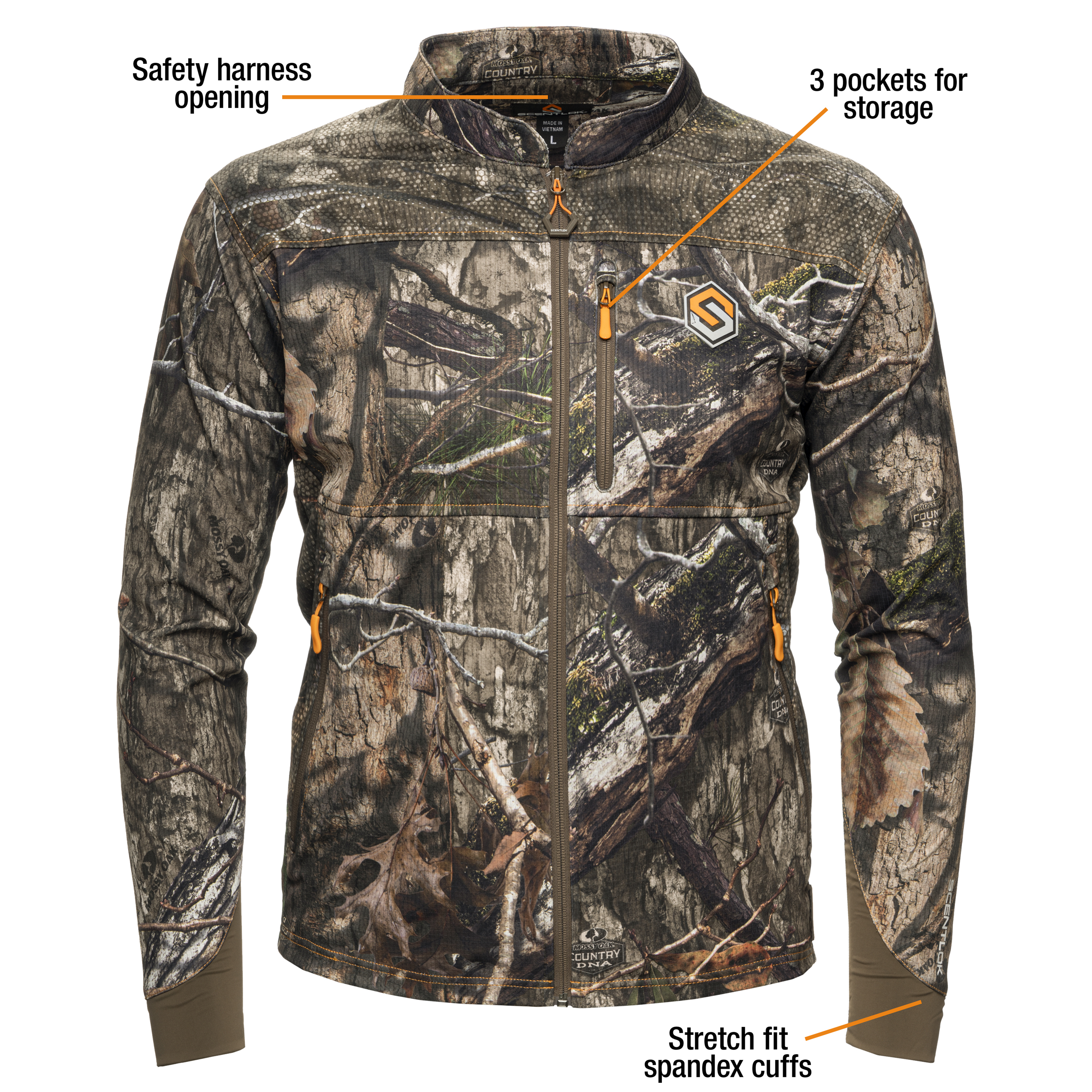 ScentLok-1016110-238-Savanna_AERO_Crosshair_Jacket_Callouts-BigCamo-Mossy-Oak-Country-DNA