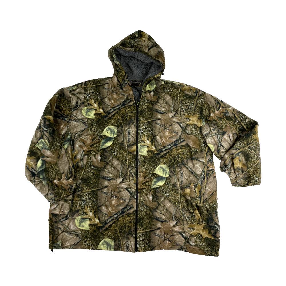 World Famous Sports Sherpa Fleece Camo Jacket