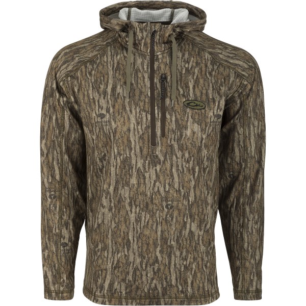 drake-waterfowl-breathelite-quarter-zip-camo-hoodie-DW2145-mossy-oak-bottomland-whitetail-ducks-hunting-big-tall-bigcamo