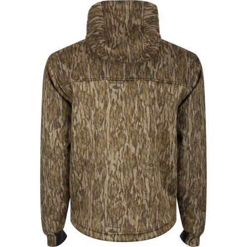 drake-waterfowl-hole-shot-full-zip-eqwader-jacket-back-DW7390-duck-hunting-apparel-gear-mossy-oak-bottomland-big-tall-bigcamo