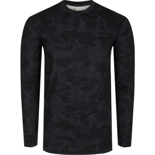 drake-waterfowl-performance-fishing-crew-long-sleeve-DS1505-old-school-black-big-tall-apparel-bigcamo