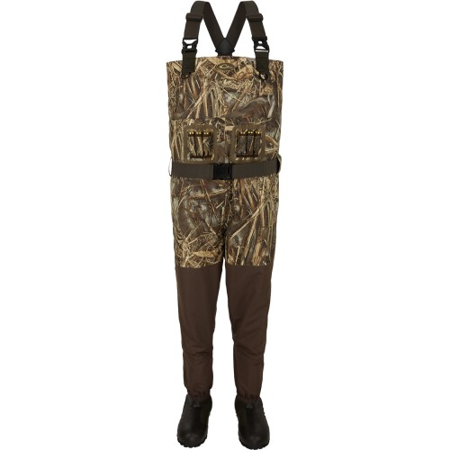 Drake Emperor Breathable Wader with Tear-Away Liner - Mossy Oak