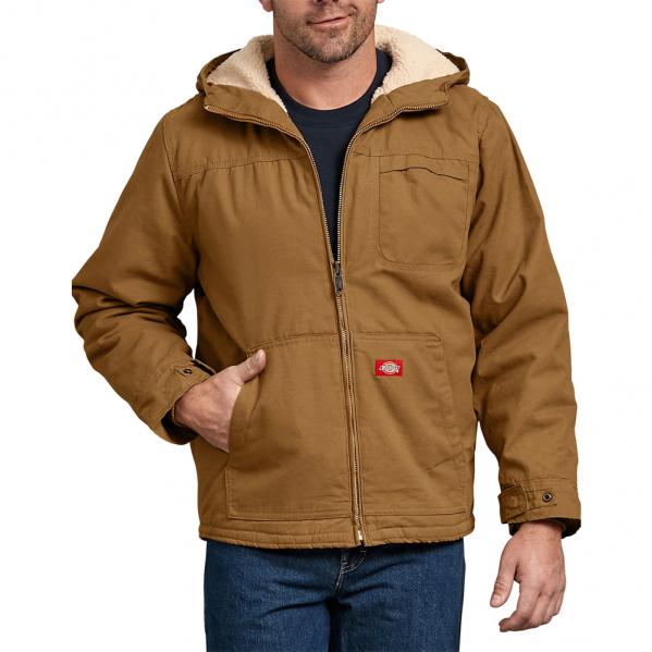 Dickies Duck Sherpa Lined Hooded Jacket