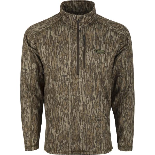 Drake-Waterfowl-Breathelite-quarter-zip-pullover-DW2140-camo-hunting-apparel-big-tall-bigcamo