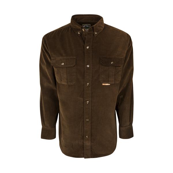 Drake-Waterfowl-Country-Corduroy-Shirt-Big-Tall-BigCamo