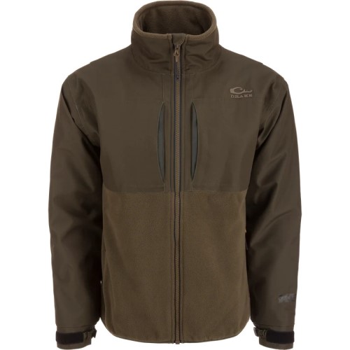 Drake-commandxt-eqwader-full-zip-green-timber-hunting-waterproof-windproof-big-tall-bigcamo