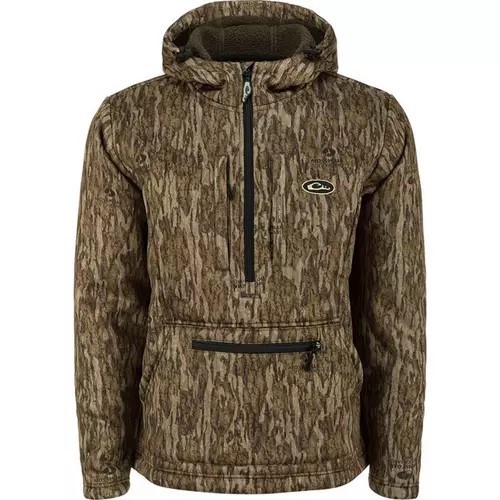 Drake-waterfowl-new-ultimate-wader-quarter-zip-hoodie-mossy-oak-bottomland-hunting-camouflage-big-tall-bigcamo