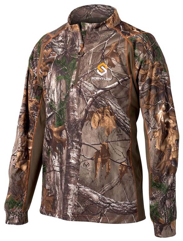 Scent-Lok-2015-Attack-Quarter-Zip-Shirt-Mens-Big-Tall-Hunting-Warm-Realtree-Mossy-Oak-Camo-XTRA-Bottomland-Carbon-Alloy-Fleece-Front.jpg