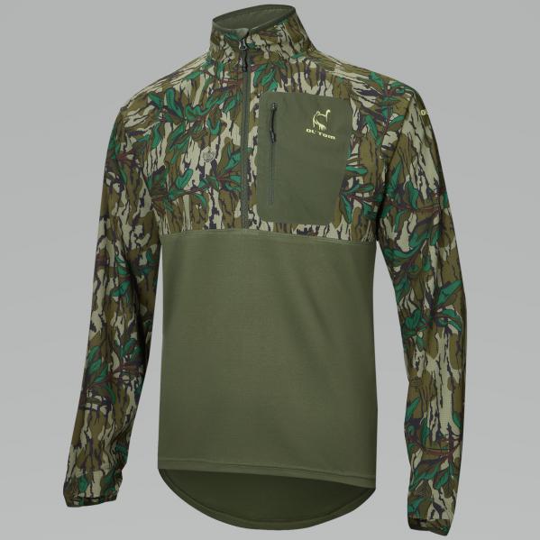 drake-ol-tom-swt-half-zip-OT0021-mossy-oak-greenleaf-turkey-hunting-appatel-big-tall-bigcamo