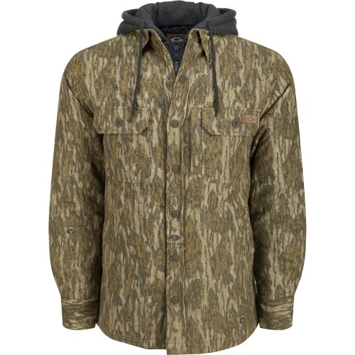 Drake Campfire Flannel Hoodie