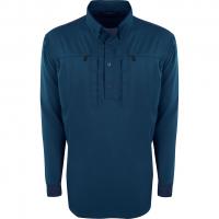 Drake-Performance-Fishing-Shield4-Cast-Away-Performance-Shirt-Blue