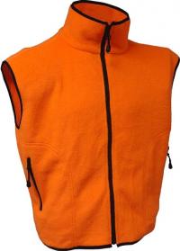 Orange fleece hunting vest online