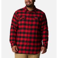 columbia-sportswear-flare-gun-stretch-flannel-long-sleeve-button-up-shirt-1861584-lifestyle-apparel-cold-weather-gear-big-tall-mountain-red-twill-buffalo-check-bigcamo