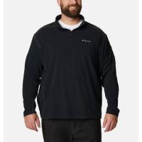 columbia-sportswear-klamath-range-ii-half-zip-1352476-fleece-pullover-lifestyle-apparel-gear-cold-weather-layering-big-tall-black-bigcamo