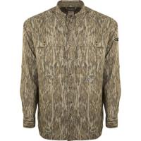 drake-waterfowl-camo-flyweight-long-sleeve-shirt-DW7007-mossy-oak-bottomland-casualwear-upland-bird-hunting-apparel-gear-big-tall-bigcamo