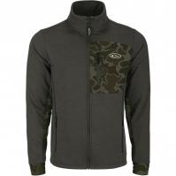drake-waterfowl-hybrid-windproof-jacket-DS2055-olive-heather-old-school-green-lifestyle-hunting-apparel-big-tall-bigcamo